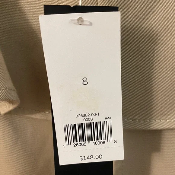 Banana Republic Beige Off-Shoulder Ruffle Wide-Leg Jumpsuit - Picture 8 of 10